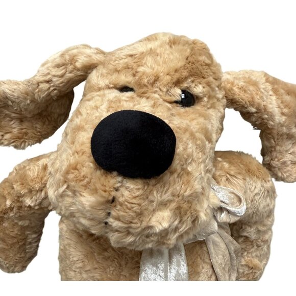 Windsor Collection Plush Dog W/Scarf 24" Sears Exclusive Beige Stuffed Animal - Picture 2 of 7